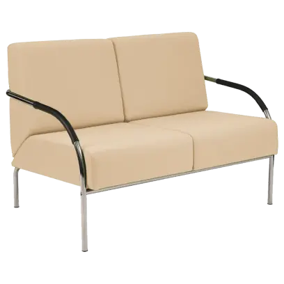 SPA 2 chrom, koženka AN 096 - koženka béžová